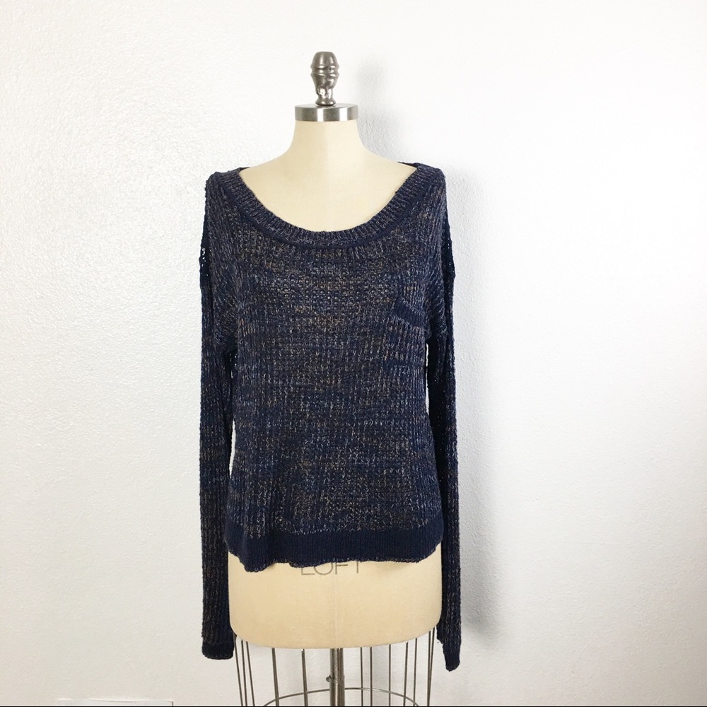 Free People Sweet Jane Sweater Lace Back